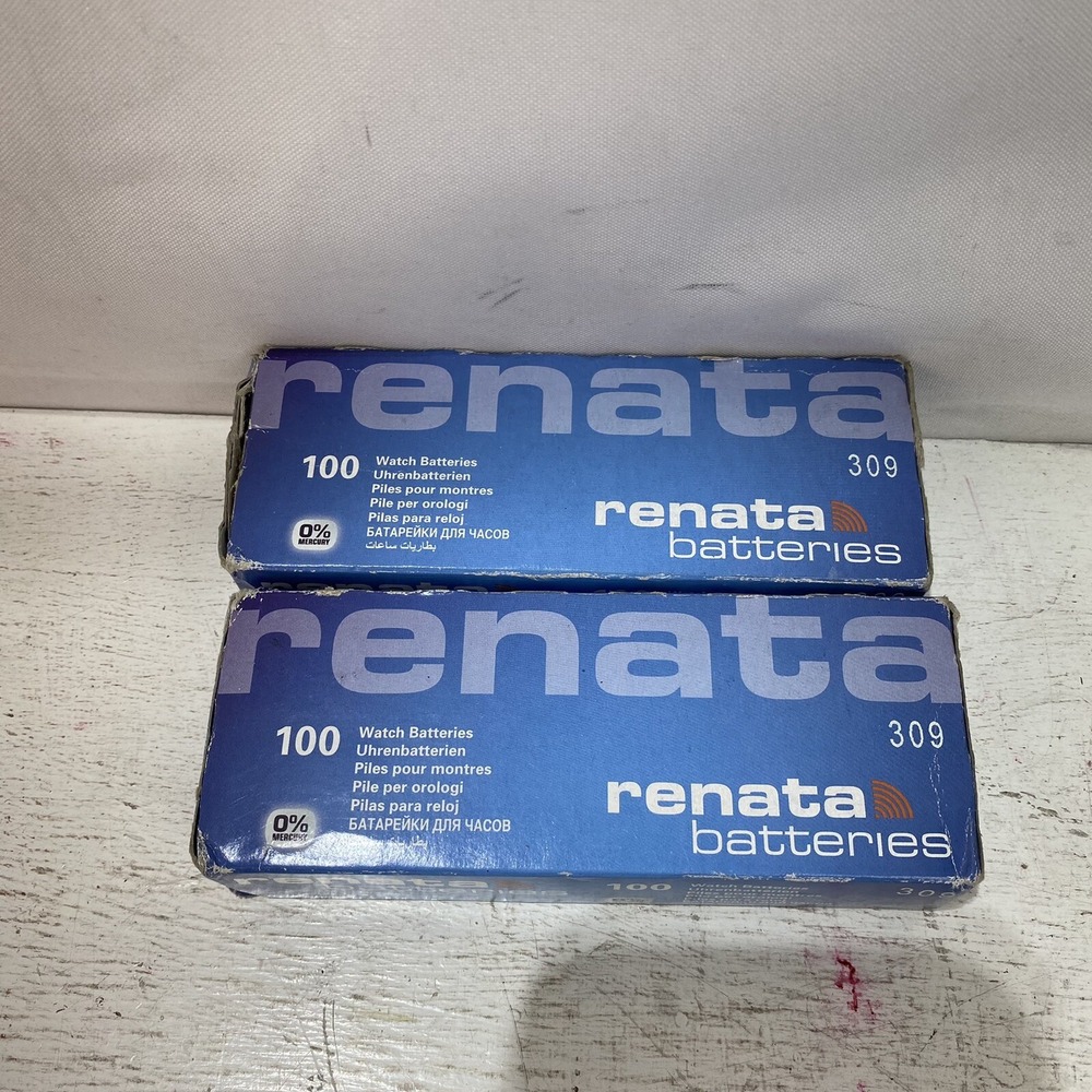 Genuine RENATA (200 Batteries) Lithium Coin Cell 309 MP Batteries. Exp: 02/2025